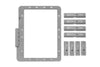 BabyLock Magnetic Frame 7x12 180x300