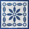 Flora Blue Quilt Kit by Jacqueline DeJonge