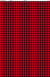 Gingham: Red & Black