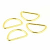 Gold Four D-Rings 1-1/2"