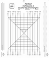 Half-Square & Quarter-Square Triangle Ruler