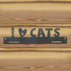 I Love Cats Metal Hanger