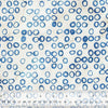 Indigo Batik: Circles White