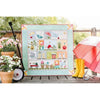 Spring Showers Quilt, Machine Embroidery