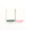 Kimberbell Pink & Green Gingham Trim Tea Towels