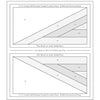 Scrappy Half-Rectangle Triangle Foundation Paper-Piecing Pad