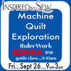 Machine Quilting Free Motion,Rulerwork, BSR Quilting September 26th @9am
