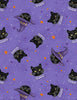 Meow-gical: Purple Cat Heads