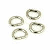Nickel Four D-Rings 1/2"