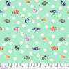 Floral Reef: School Crossing Seafoam
