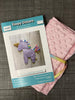 Pink Sleepy Unicorn Crinkle Toy Kit