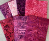 "Pinkberry Twist" Batik Fat Quarter Bundle