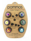 Pommos Knobs and Hangers 6pc