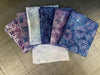 "Royal Orchid" Purple Batik Fat Quarter Bundle - 7 Shades of Elegance