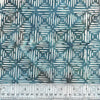 Quentin: Dk Teal Line Squares