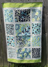 Quilt-Amanda murphy green and blue --34.25"x44.5"