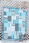 Quilt-Big and Bold Light Blue--57"x74"