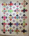 Quilt-Blooming Curiosity (Meadow Blooms Pattern) --63"x77"