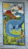 Quilt-Blue Dinosaur--28"x48"