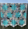 Quilt-Blue Pinwheels with Zig Zag Edge--63.5"x78.5"