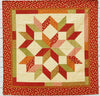 Quilt-Carpenter Star Red Floral--70"x69"