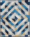 Quilt-Drayton Hall Blue and Cream--62"x 75"