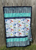 Quilt-Flight Plan Picture Perfect Cuddle w/ small pillow--38"x58"