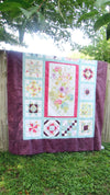 Quilt-Floral Panel--76"x88"