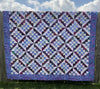 Quilt-Hourglass Kaffe Fassett's Quilts in Ireland --88.5"x89"