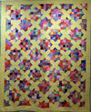 Quilt-Kaffe Scrappy Crossrocks--72.5"x88.5"