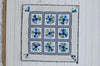 Quilt-Polka Dot Plates Blue--57"x58"
