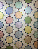 Quilt-Solid Center w/ Patterned Points (Kaffe) --70"x88"