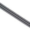 Railroad Track Black/White Webbing 1-1/2in