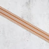 Railroad Track Tan/White Webbing 1-1/2in