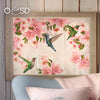 Spring Hummingbirds Tiling Scene by OESD