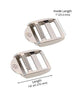 Strap Adjuster-Nickel 1 inch Set of 2
