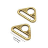 Triangle Ring 1 inch Antique Brass 2/pkg
