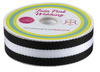 Tula Pink Striped Black/White Webbing 1.5" wide