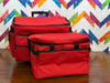 Blue Fig-Red 2 Piece Machine Suitcase:Used Accessory