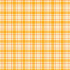 Monarch Meadow: Plaid Cream/Orange