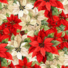 Poinsettia Radiance: Packed Poinsettia Cream/Red