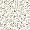 Poinsettia Radiance: Word Toss Cream