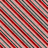 Poinsettia Radiance: Diagonal Stripe Red/Black