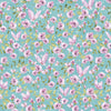 Fairy Boutique: Flowers & Butterflies Teal/Purple