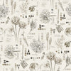Botanical Sketchbook: 108 Wide Floral Journal Cream