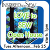 We Love Fabric Open House-February 25th @1pm