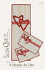 2 Hearts As One Table Runner Pattern