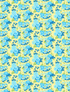 Amorette Roses-Yellow/Blue