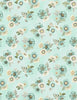 Blissful: Teal Floral Toss