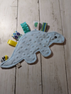 Blue Due North Dino Crinkle Toy kit